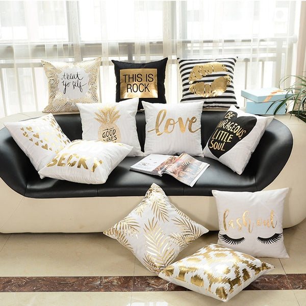 New Gilding Pillow Simple Fashion Without Core